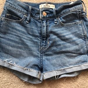 High waisted Hollister Jean Shorts